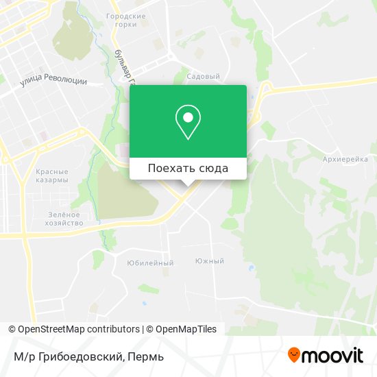Карта М/р Грибоедовский