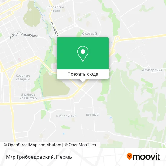 Карта М/р Грибоедовский