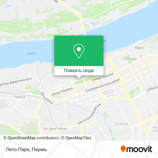 Карта Лето Парк