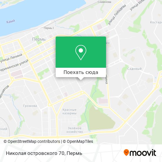 Карта Николая островского 70