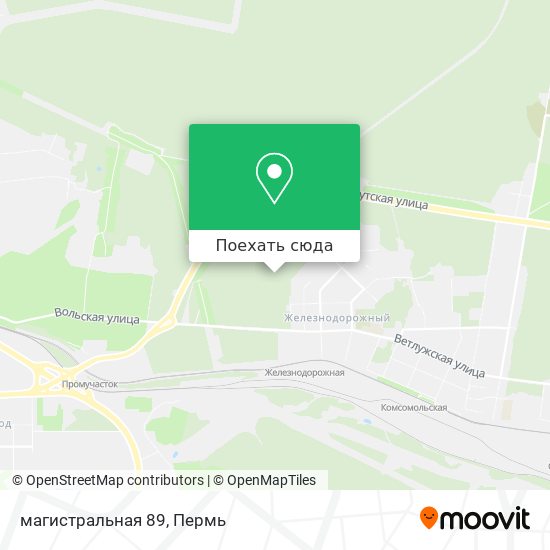 Карта магистральная 89