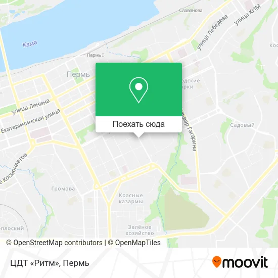 Карта ЦДТ «Ритм»