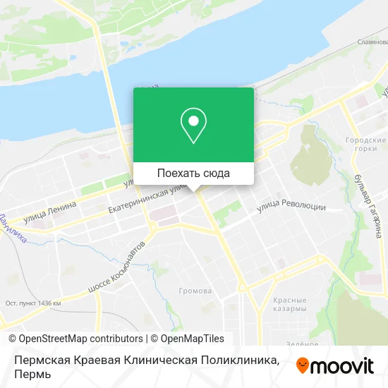 Карта Пермская Краевая Клиническая Поликлиника