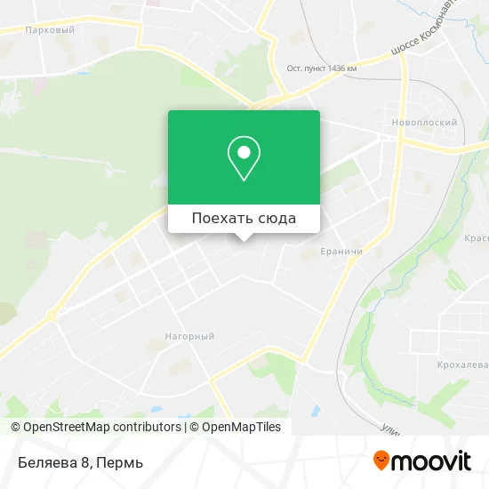 Карта Беляева 8