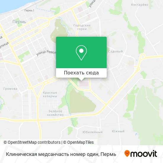 Карта Клиническая медсанчасть номер один