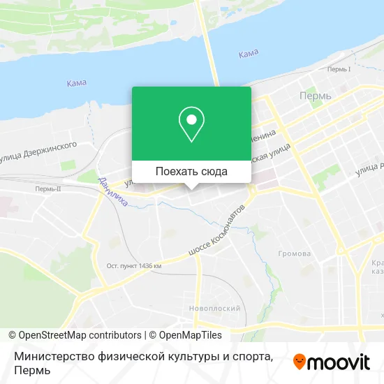 Карта Министерство физической культуры и спорта