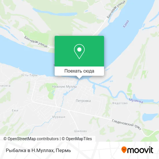 Карта Рыбалка в Н.Муллах