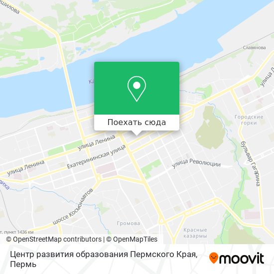 Карта Центр развития образования Пермского Края