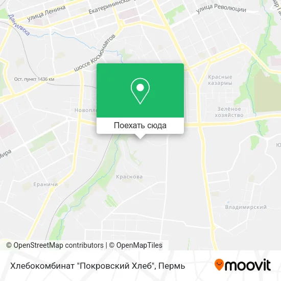 Карта Хлебокомбинат "Покровский Хлеб"