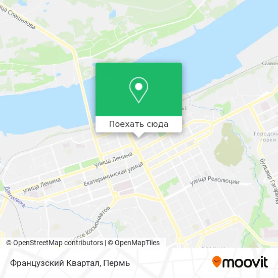 Карта Французский Квартал