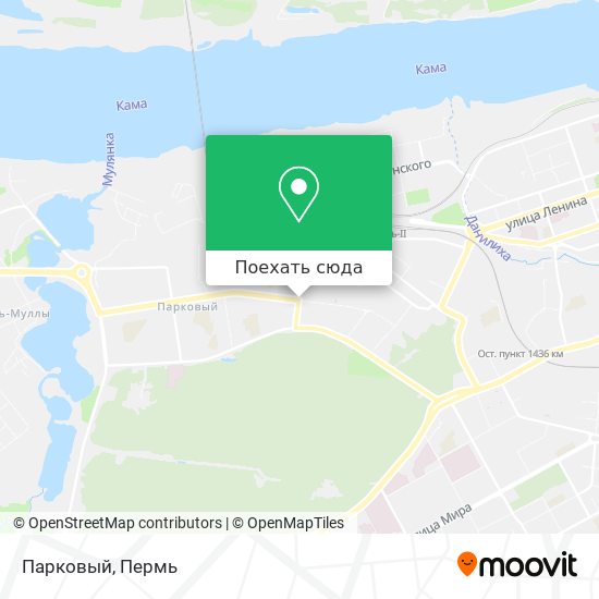 Карта Парковый