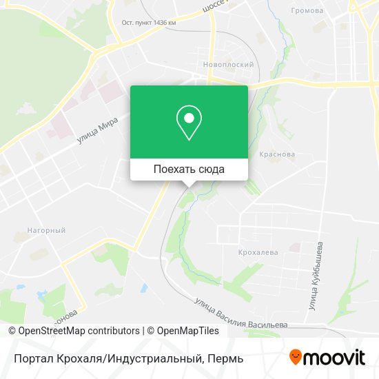 Карта Портал Крохаля/Индустриальный