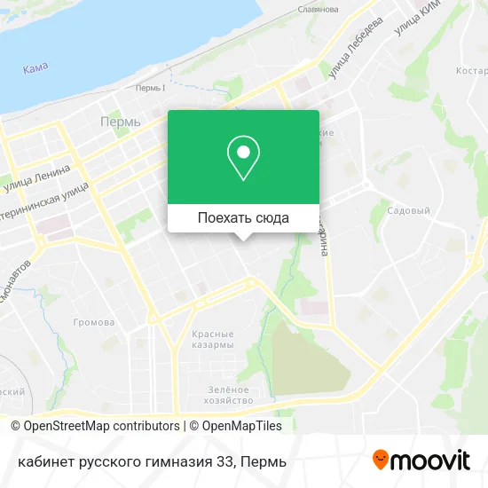 Карта кабинет русского гимназия 33