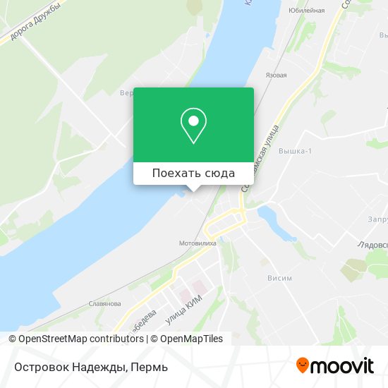 Карта Островок Надежды