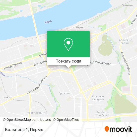Карта Больница 1