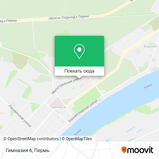 Карта Гимназия 6