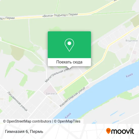 Карта Гимназия 6