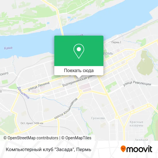 Карта Компьютерный клуб "Засада"