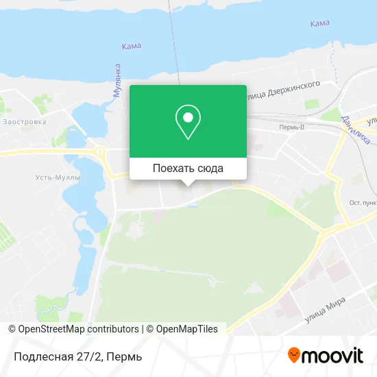 Карта Подлесная 27/2