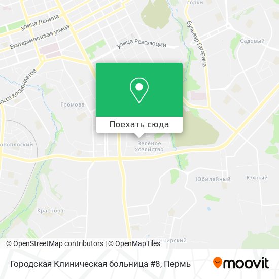 Карта Городская Клиническая больница #8