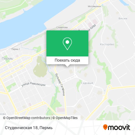 Карта Студенческая 18