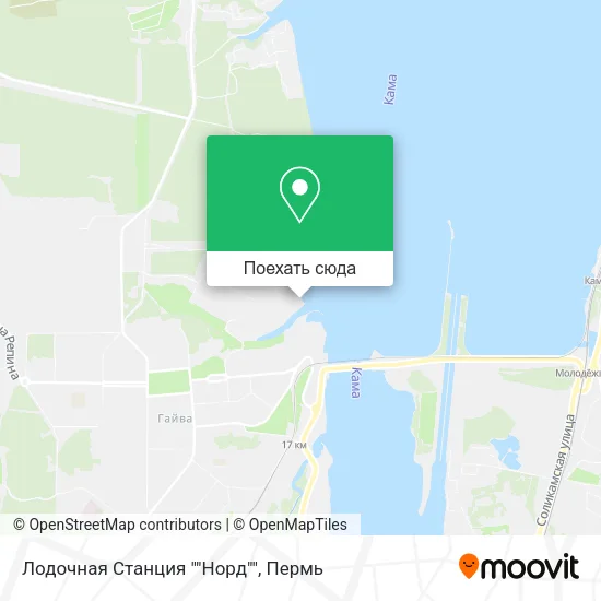 Карта Лодочная Станция ""Норд""