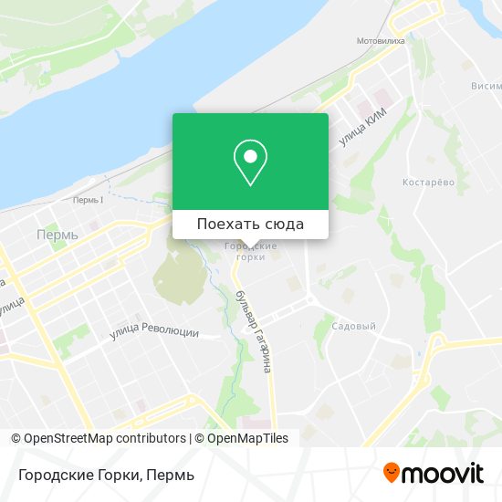 Карта Городские Горки