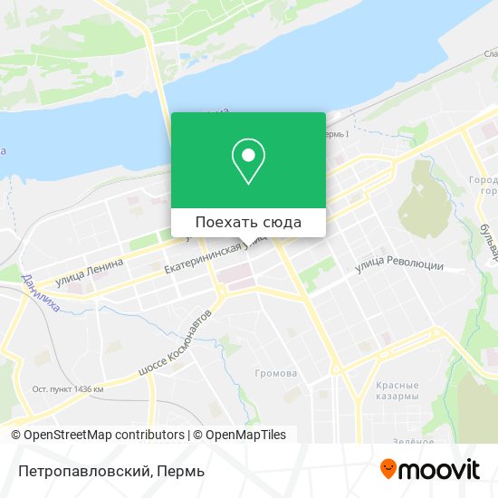 Карта Петропавловский