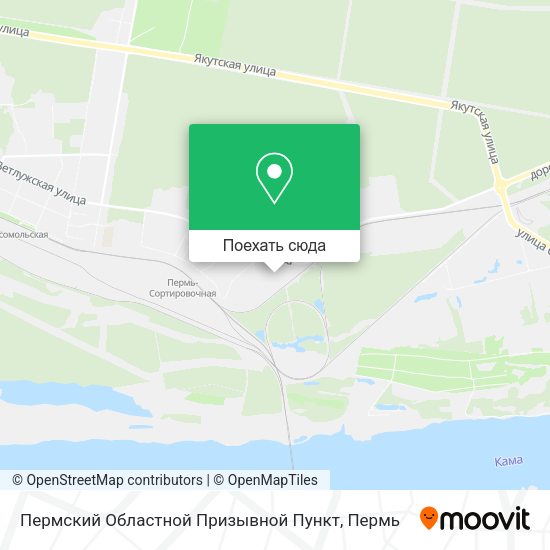 Карта Пермский Областной Призывной Пункт