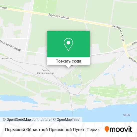 Карта Пермский Областной Призывной Пункт