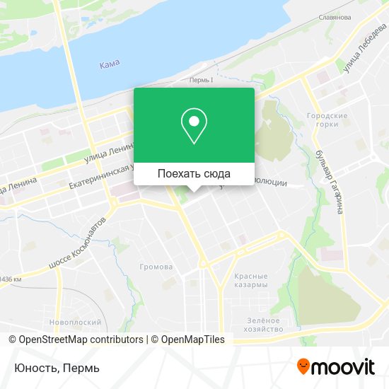 Карта Юность