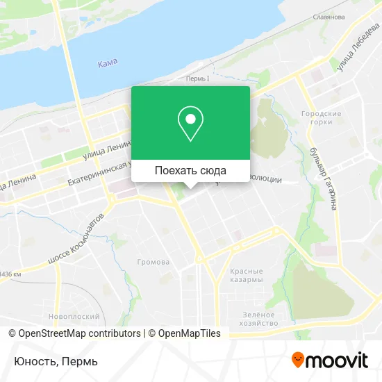 Карта Юность