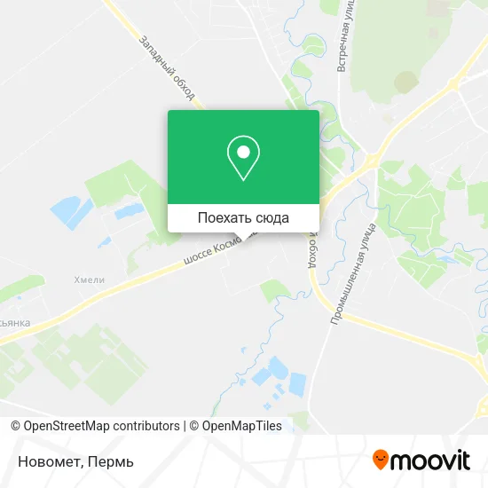 Карта Новомет