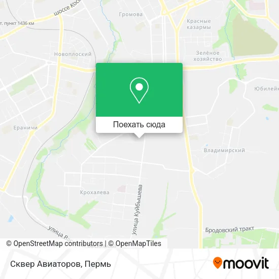 Карта Сквер Авиаторов