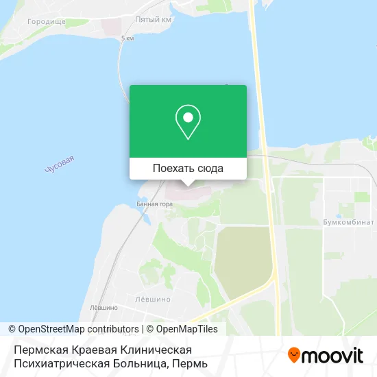 Карта Пермская Краевая Клиническая Психиатрическая Больница