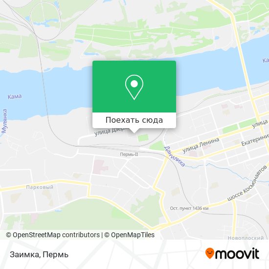 Карта Заимка