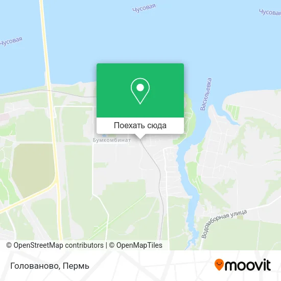Карта Голованово
