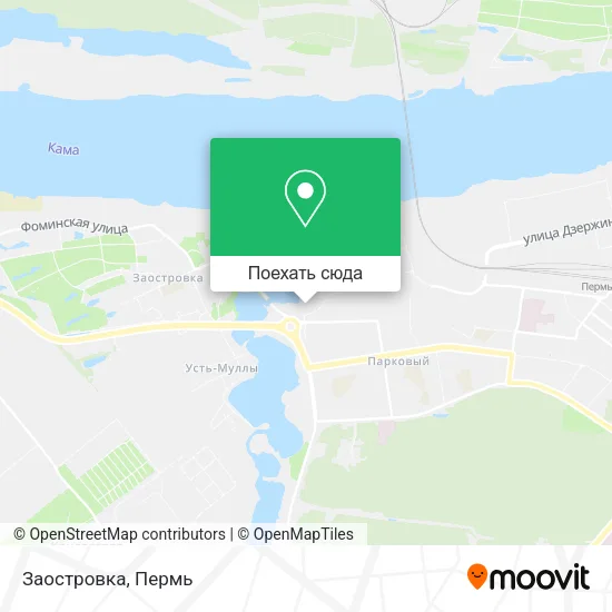 Карта Заостровка