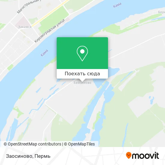 Карта Заосиново