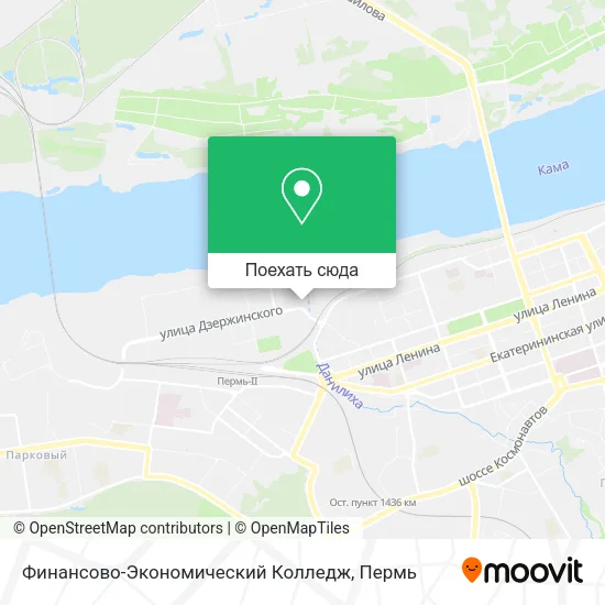 Карта Финансово-Экономический Колледж