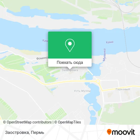 Карта Заостровка