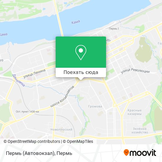 Карта Пермь (Автовокзал)