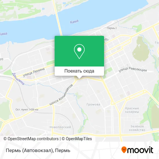 Карта Пермь (Автовокзал)