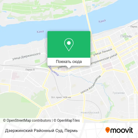 Карта Дзержинский Районный Суд