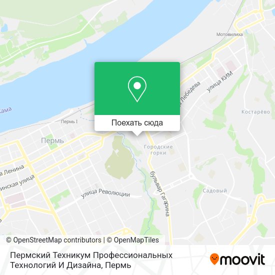 Карта Пермский Техникум Профессиональных Технологий И Дизайна