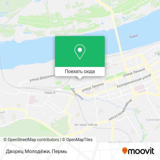 Карта Дворец Молодёжи
