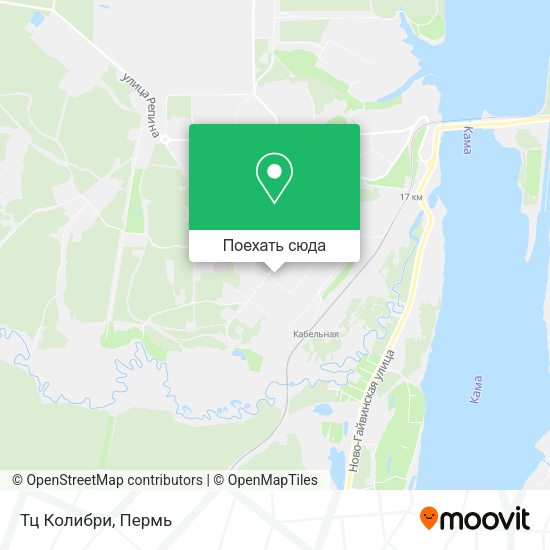 Карта Тц Колибри