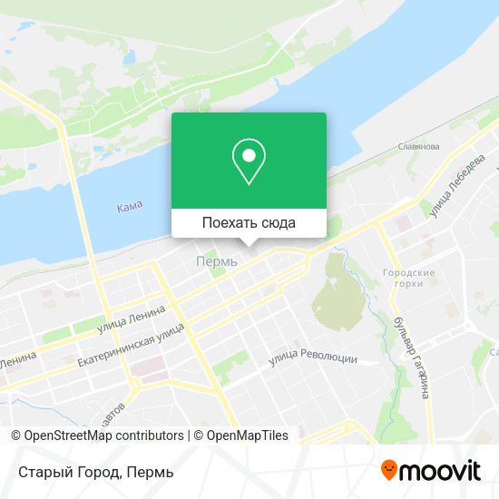 Карта Старый Город