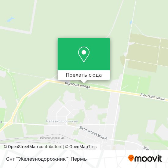 Карта Снт ""Железнодорожник""