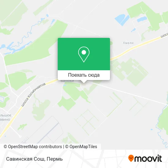 Карта Савинская Сош